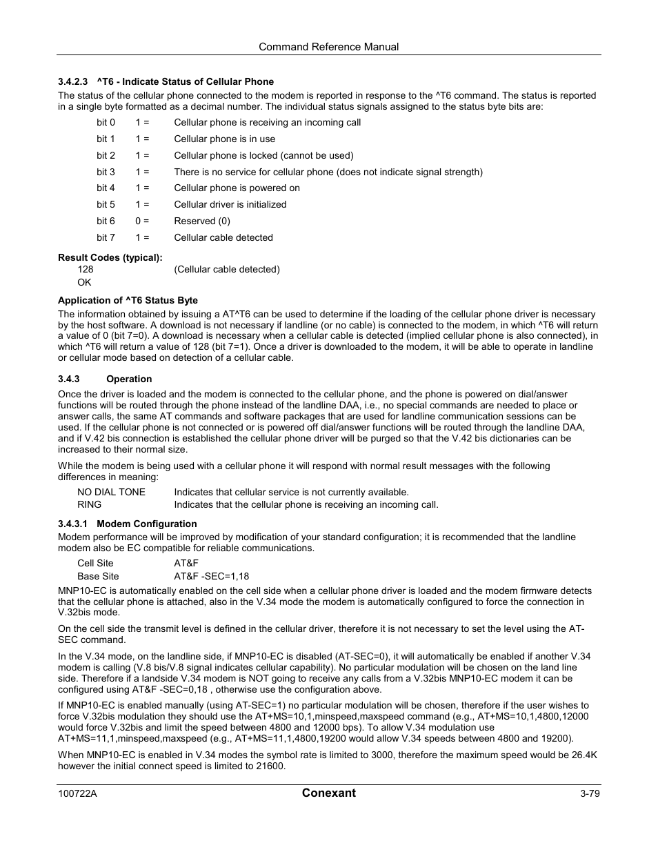 Comtrol AT Commands for SmartACFL User Manual | Page 99 / 172