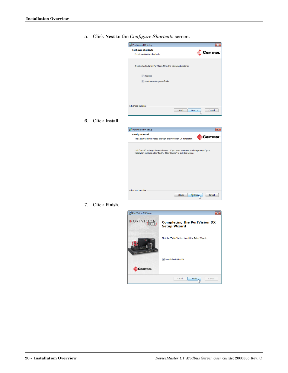 Comtrol Modbus Server User Manual | Page 20 / 40