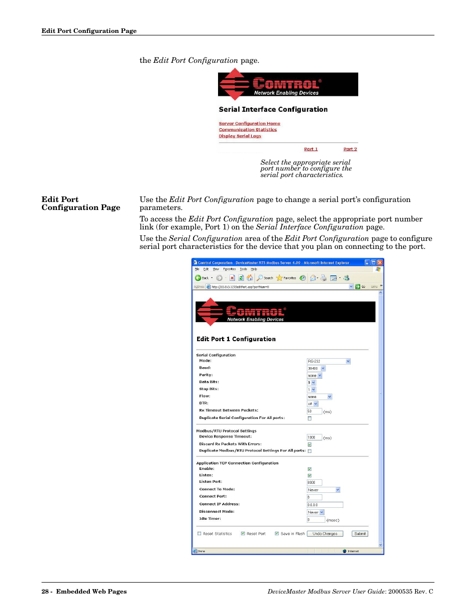 Comtrol Modbus Server User Manual | Page 28 / 40
