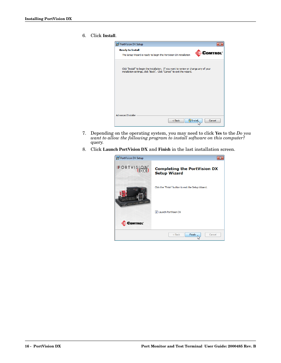 Comtrol WCom2 User Manual | Page 16 / 30