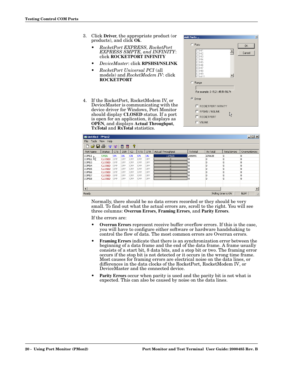 Comtrol WCom2 User Manual | Page 20 / 30