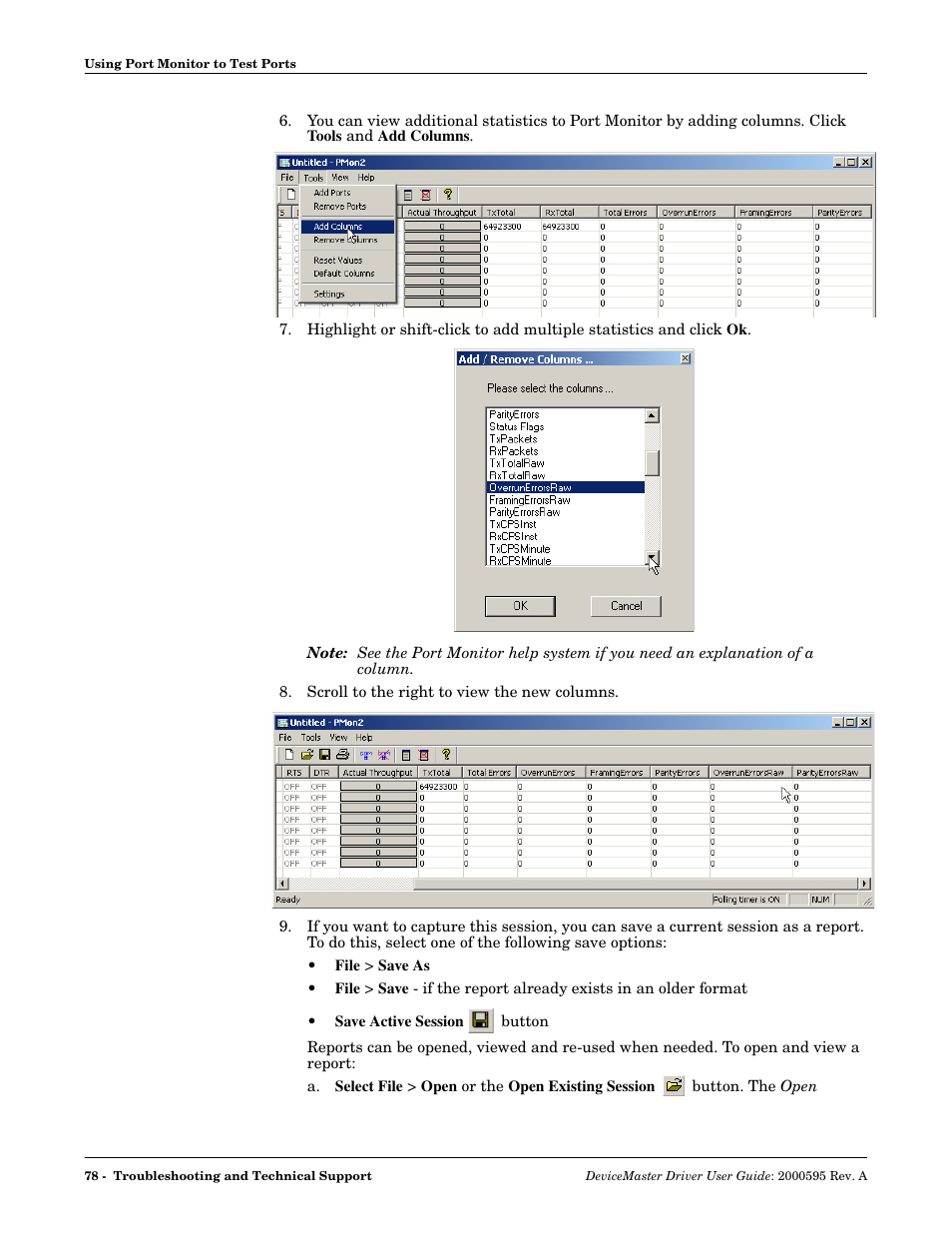 Comtrol DeviceMaster NS-Link User Manual | Page 78 / 88