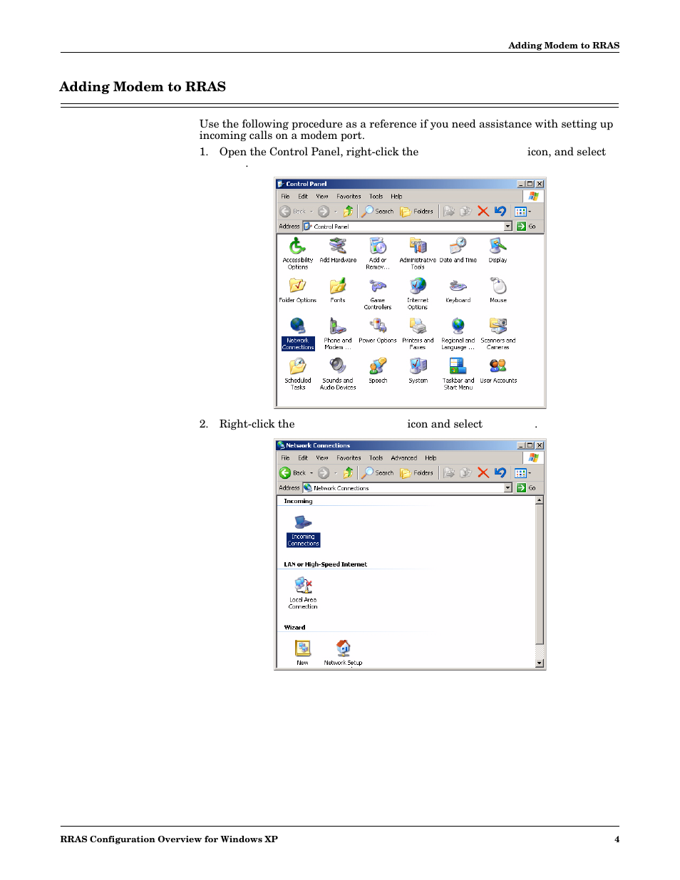 Adding modem to rras | Comtrol RRAS User Manual | Page 4 / 6