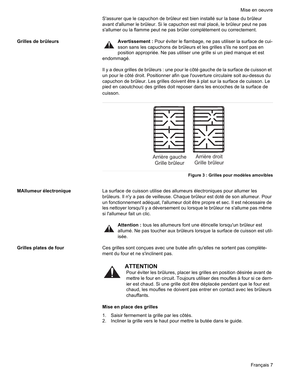 Bosch Gas free-standing Range with Mechanical controls User Manual | Page 41 / 104