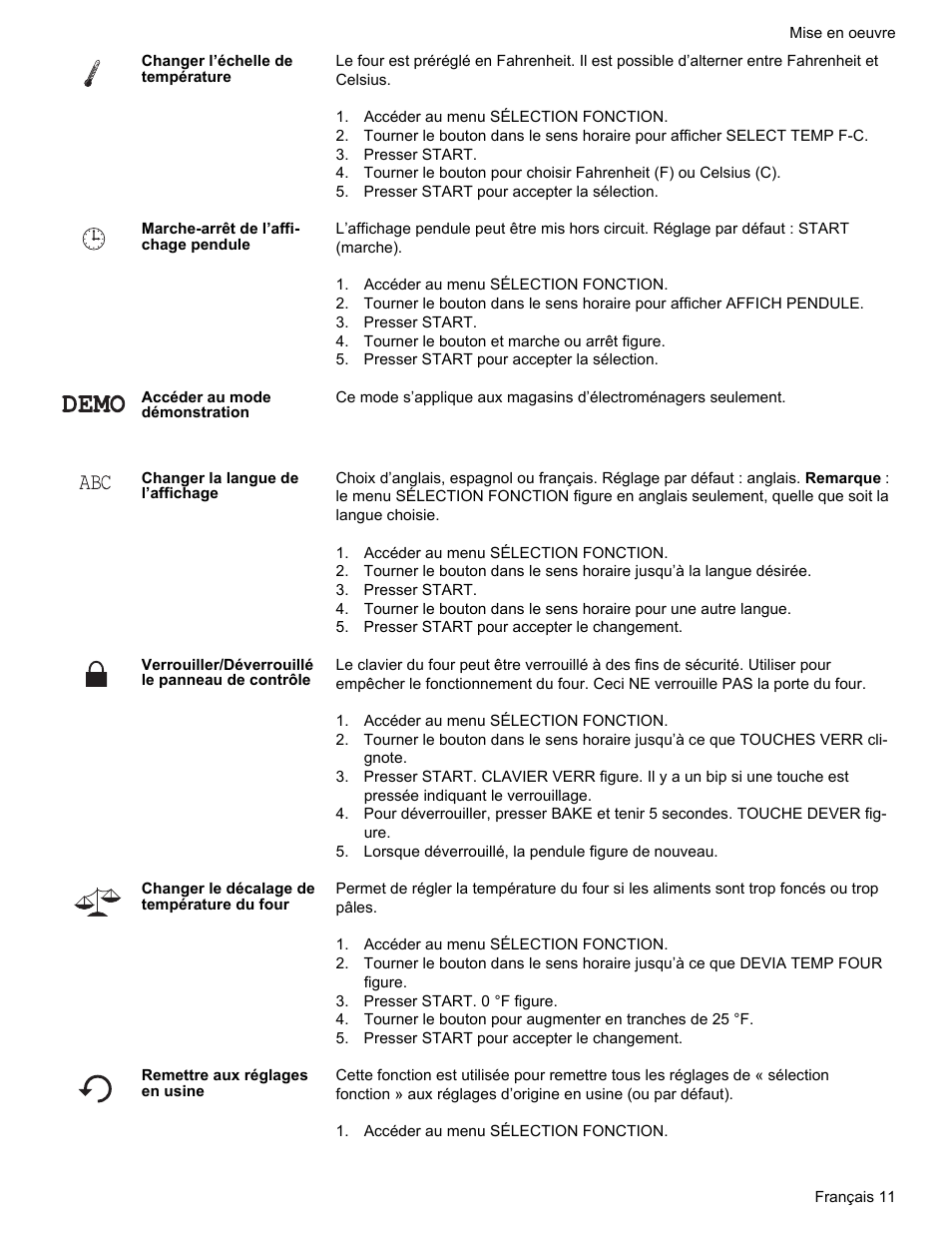 Bosch Gas free-standing Range with Mechanical controls User Manual | Page 45 / 104