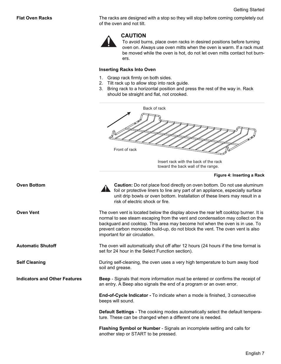 Bosch Gas free-standing Range with Mechanical controls User Manual | Page 9 / 104