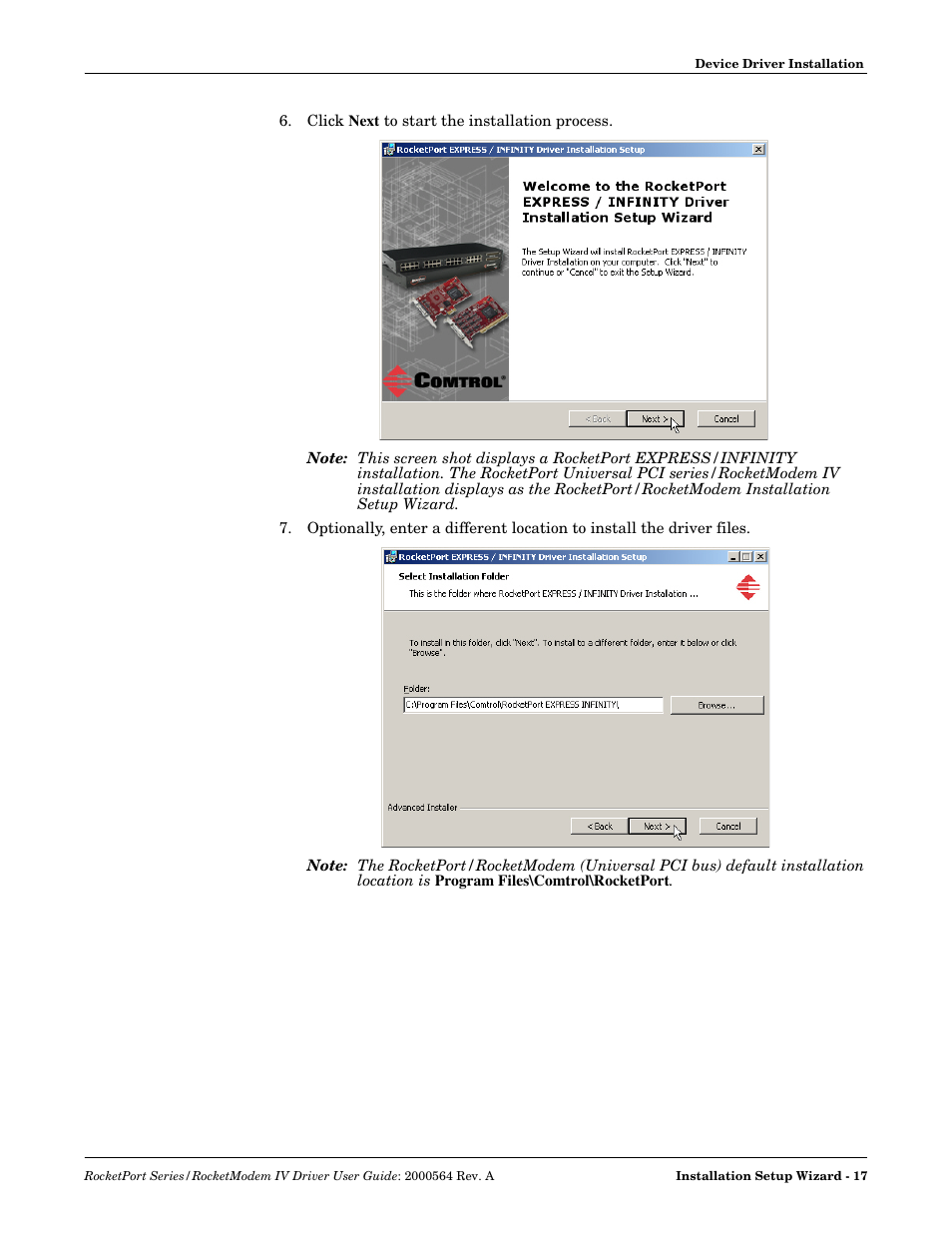 Comtrol Rocket Port User Manual | Page 11 / 66