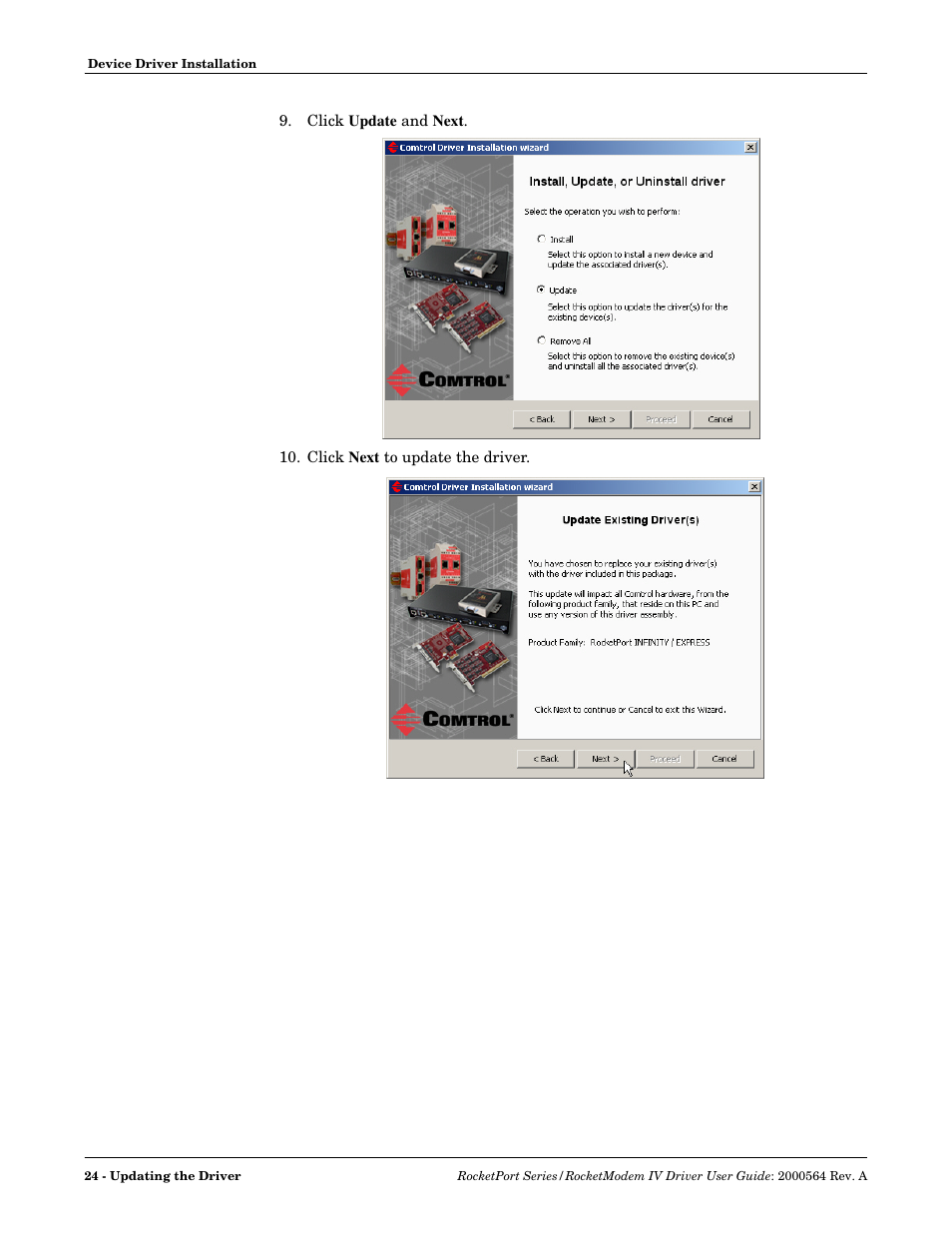 Comtrol Rocket Port User Manual | Page 18 / 66