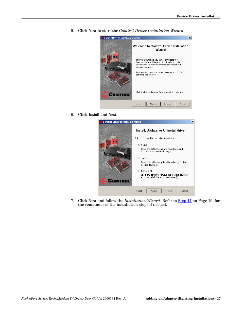 Comtrol Rocket Port User Manual | Page 21 / 66