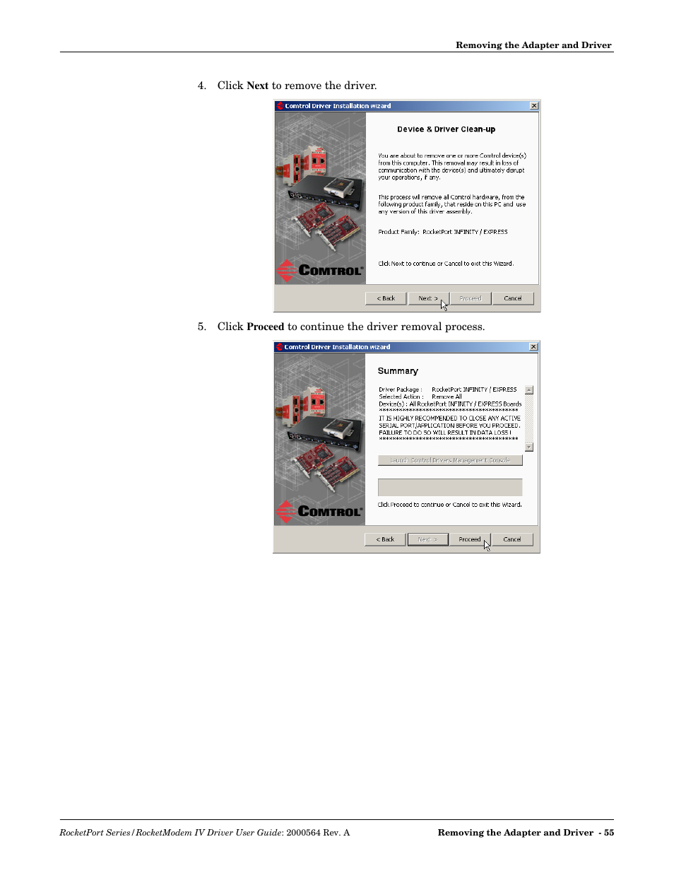 Comtrol Rocket Port User Manual | Page 49 / 66