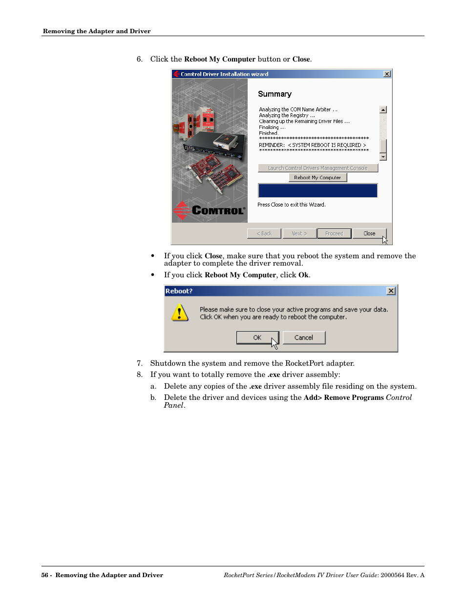 Comtrol Rocket Port User Manual | Page 50 / 66