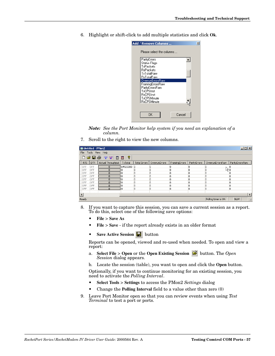 Comtrol Rocket Port User Manual | Page 57 / 66