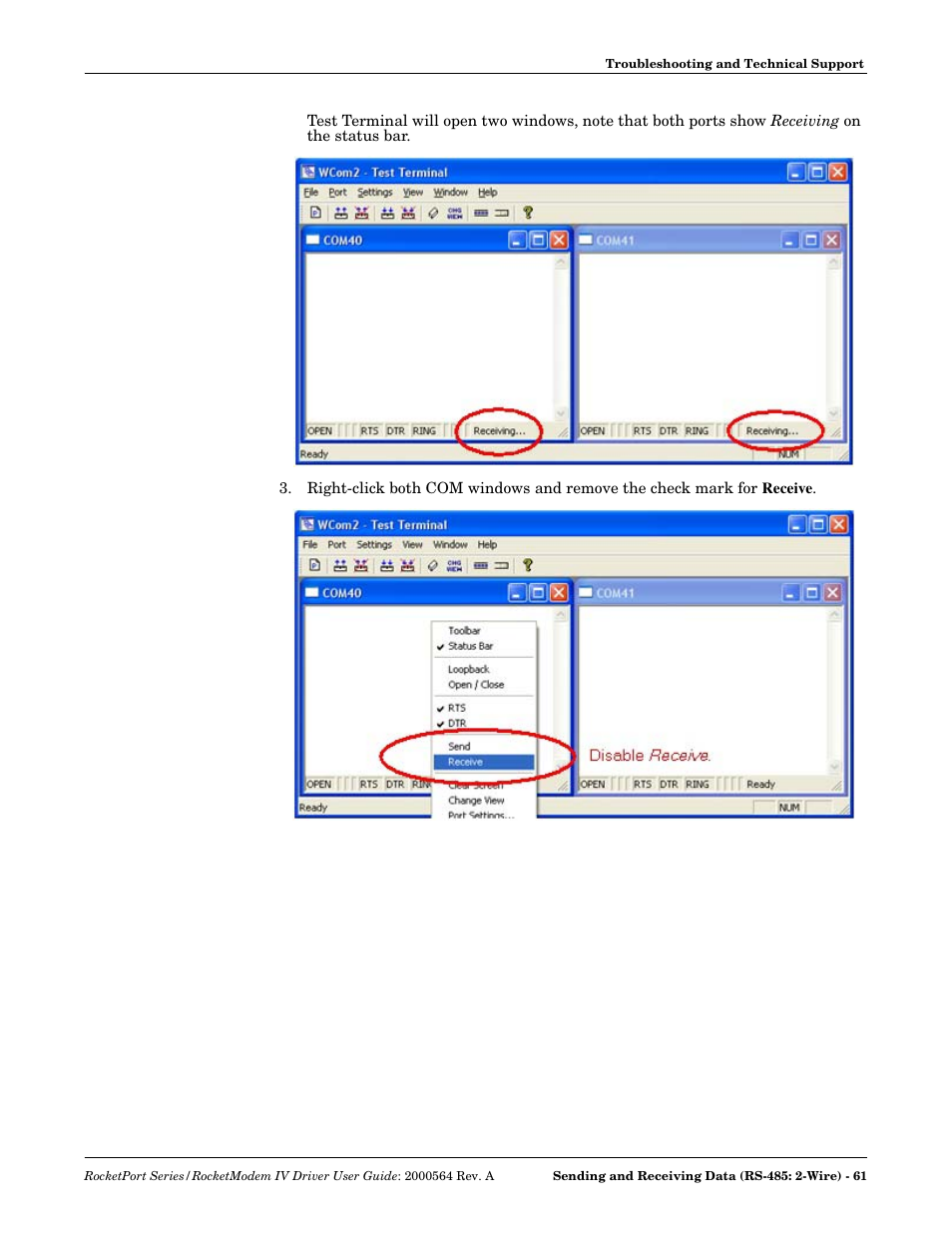 Comtrol Rocket Port User Manual | Page 61 / 66