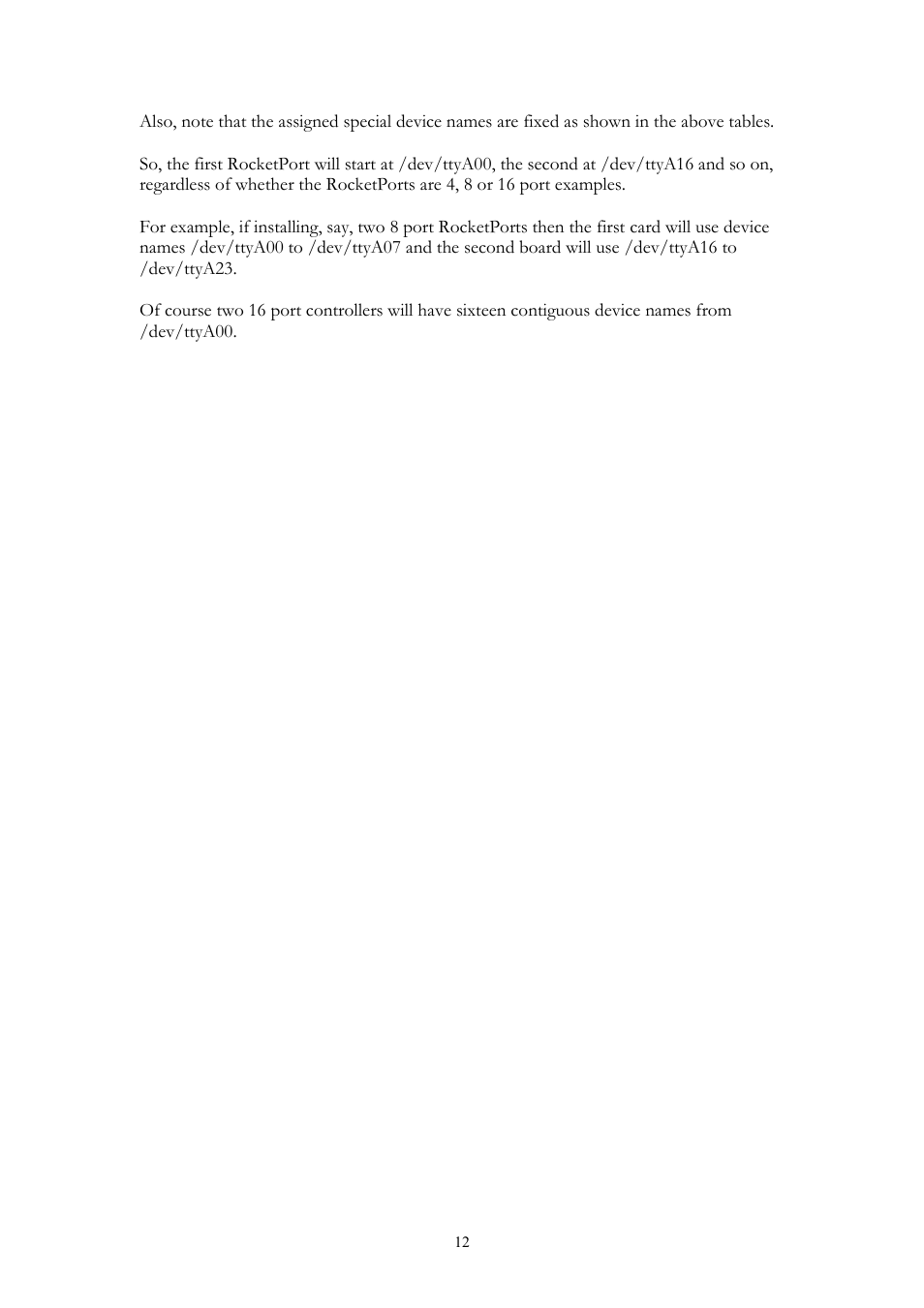Comtrol RocketPort 550 uPCI Linux User Manual | Page 12 / 22