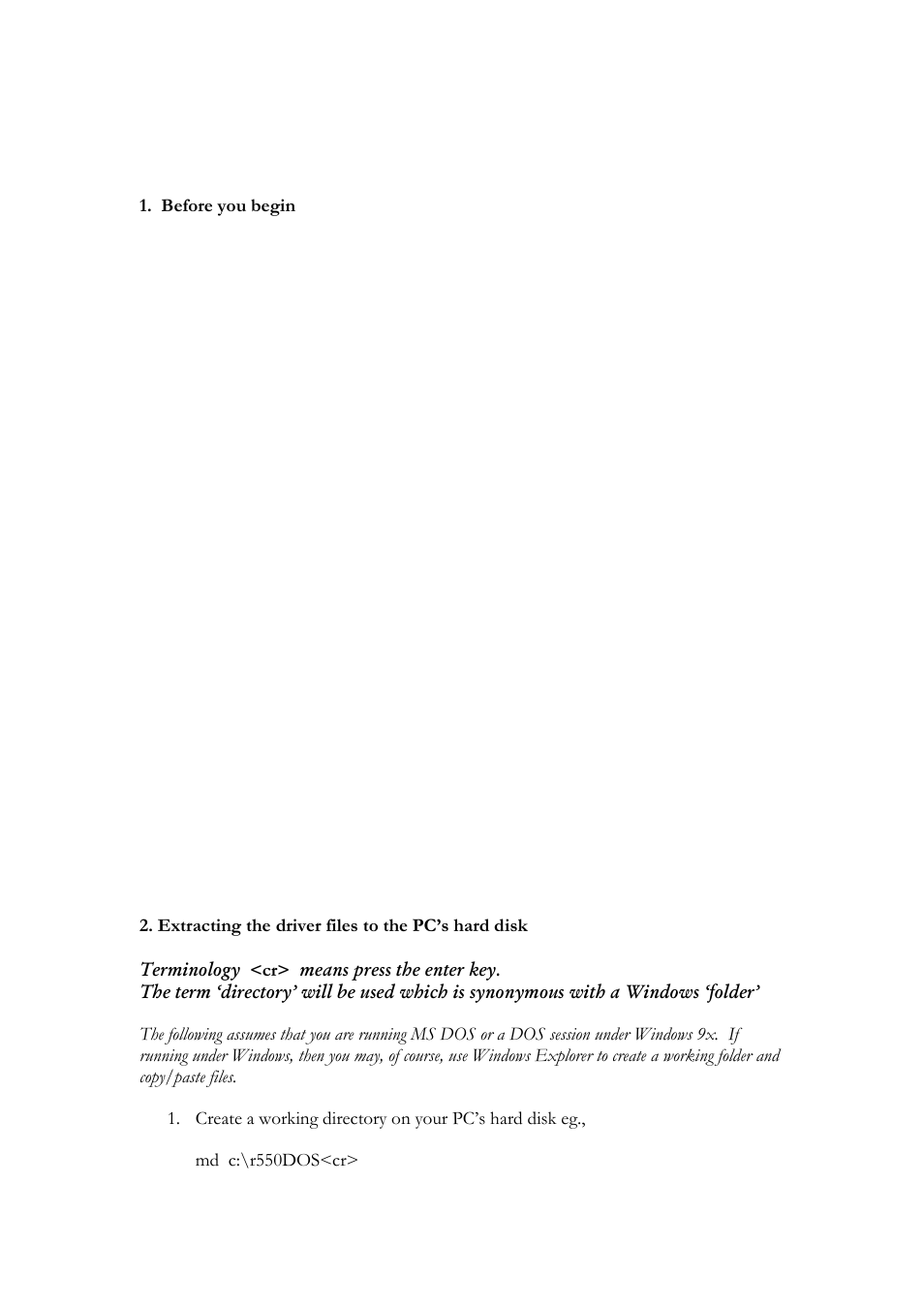Comtrol RocketPort 550 uPCI MS-DOS User Manual | Page 3 / 18