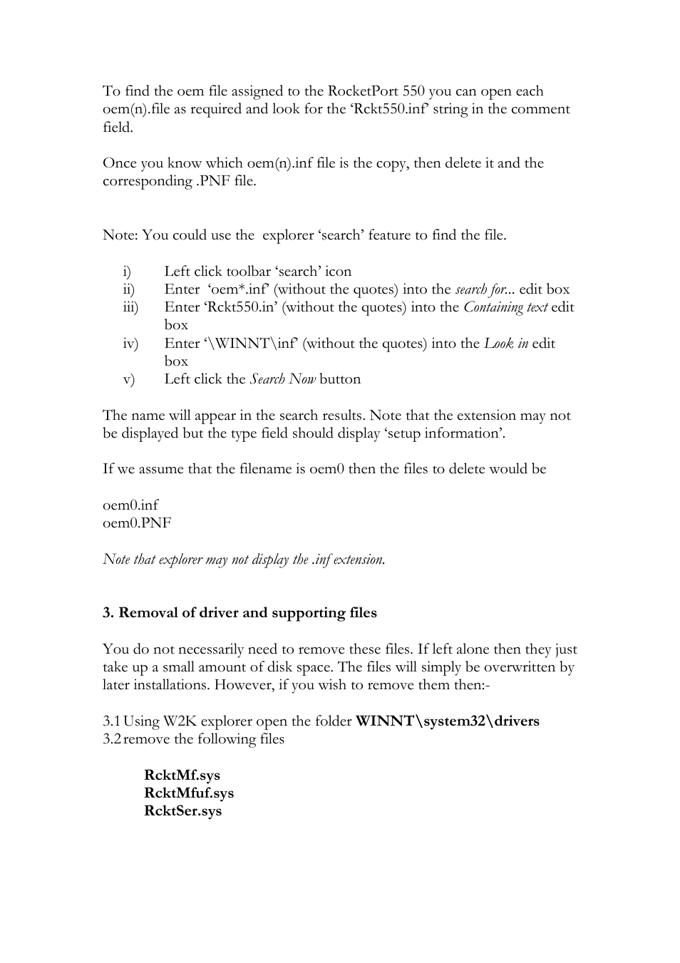 Comtrol RocketPort 550 uPCI Windows 2000 User Manual | Page 25 / 26