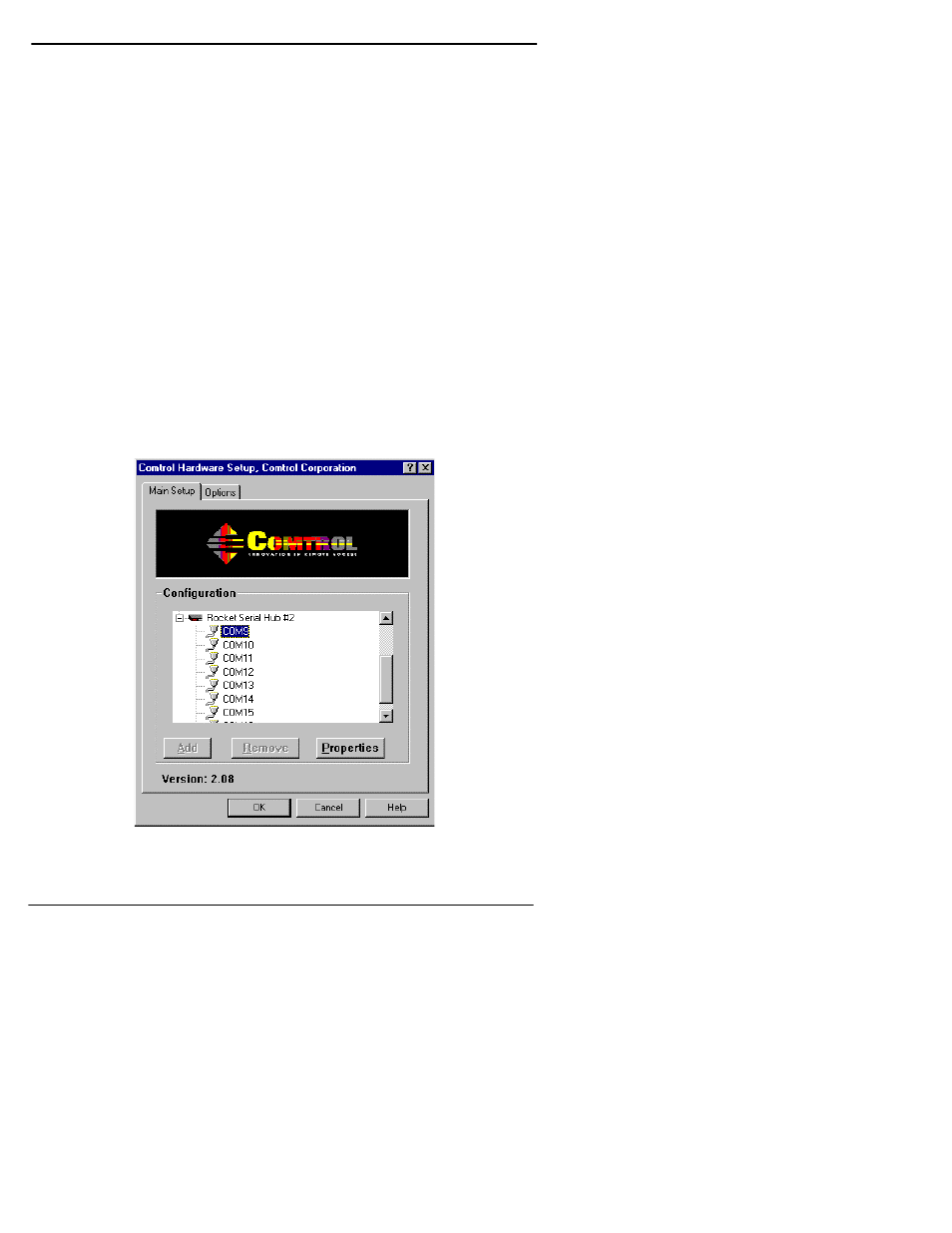 Click the ok button | Comtrol RocketPort Serial Hub Series User Manual | Page 42 / 88