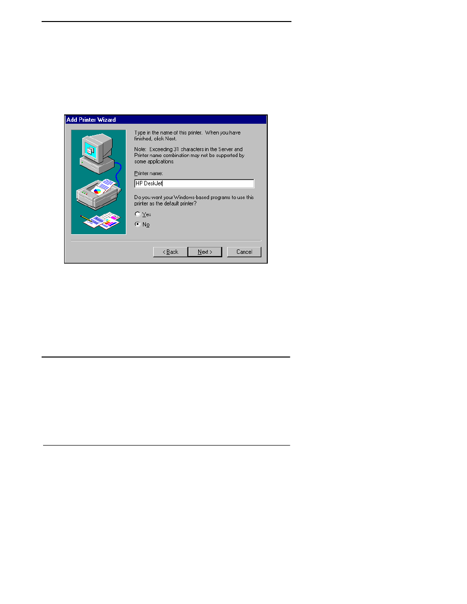 Changing printer port configuration | Comtrol RocketPort Serial Hub Series User Manual | Page 61 / 88