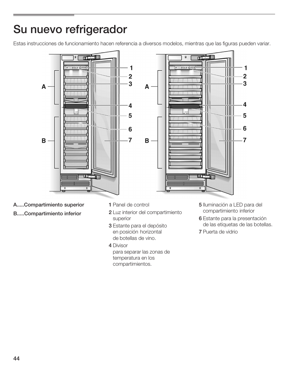 Su nuevo refrigerador | Bosch B24IW User Manual | Page 43 / 60