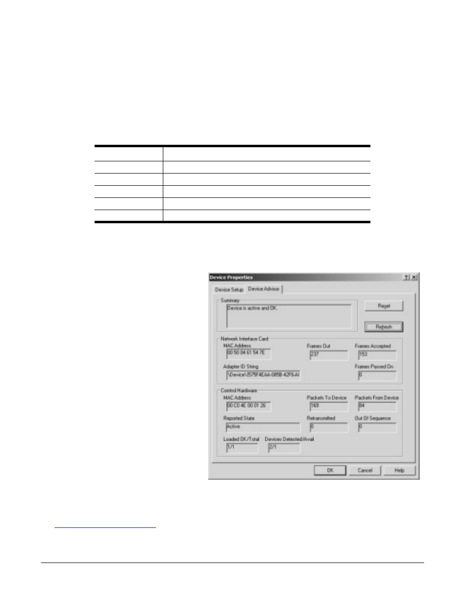 Other commands, Using the device advisor, Select the device advisor tab | Device advisor | Comtrol RPSH Windows 2000 User Manual | Page 20 / 23