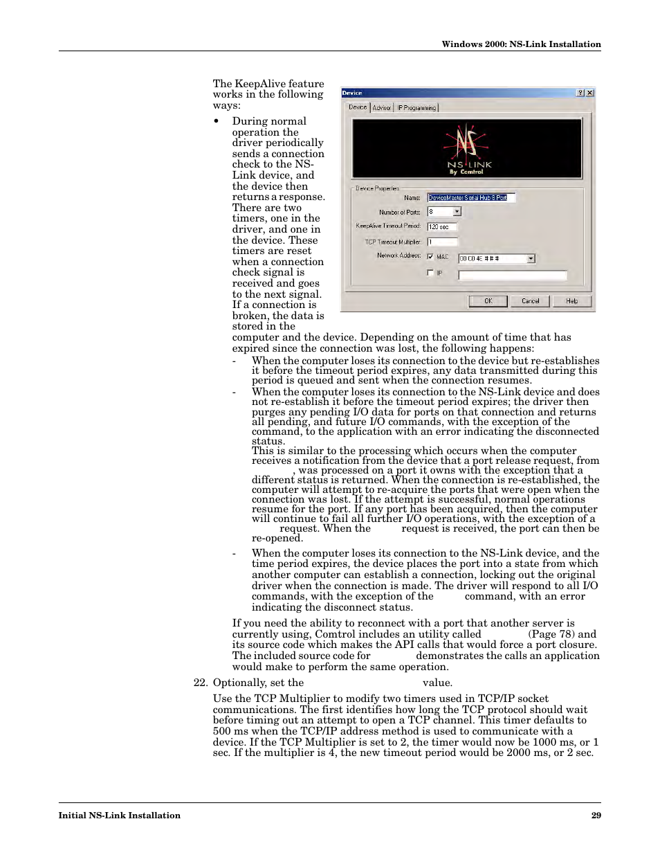 Comtrol NS-link Windows NT User Manual | Page 29 / 100