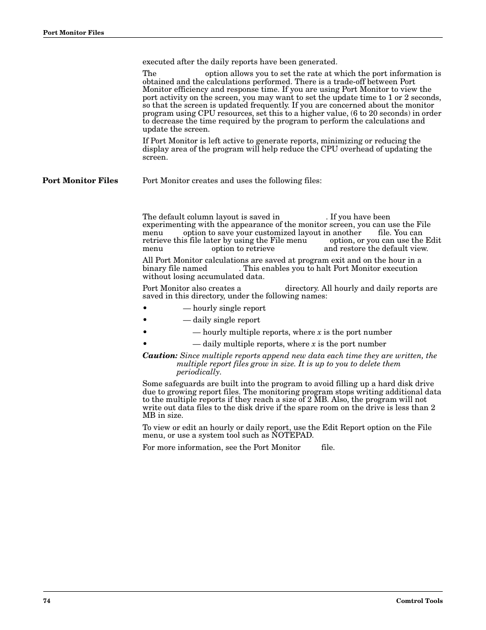 Port monitor files | Comtrol NS-link Windows NT User Manual | Page 74 / 100