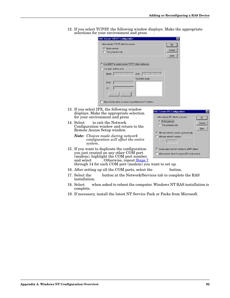 Comtrol NS-link Windows NT User Manual | Page 92 / 100