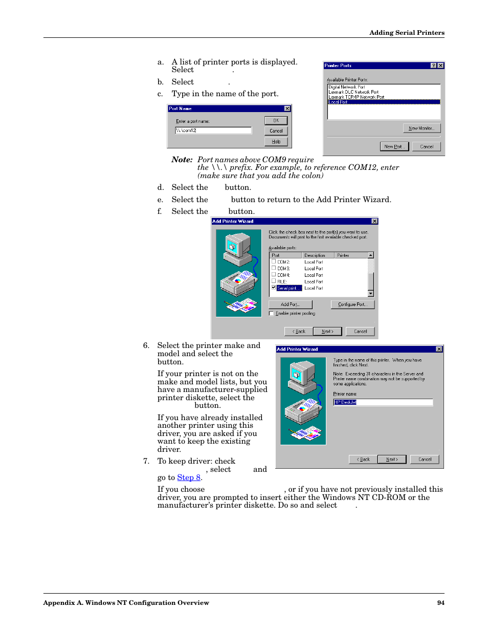 Comtrol NS-link Windows NT User Manual | Page 94 / 100
