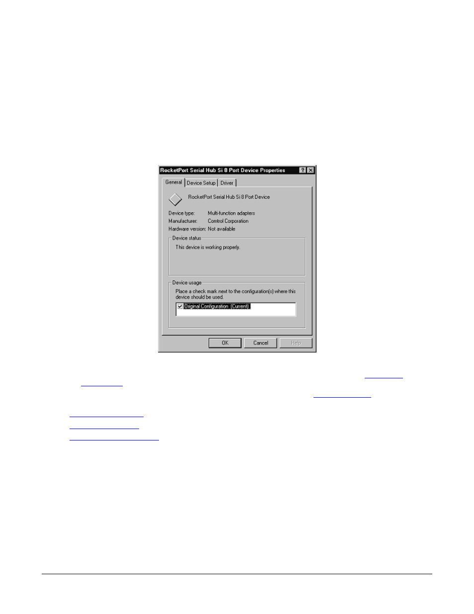 Verifying the installation, Verifying, Port sharing | Comtrol RocketPort Serial Hub Si Driver Installation for Windows 98 User Manual | Page 14 / 47