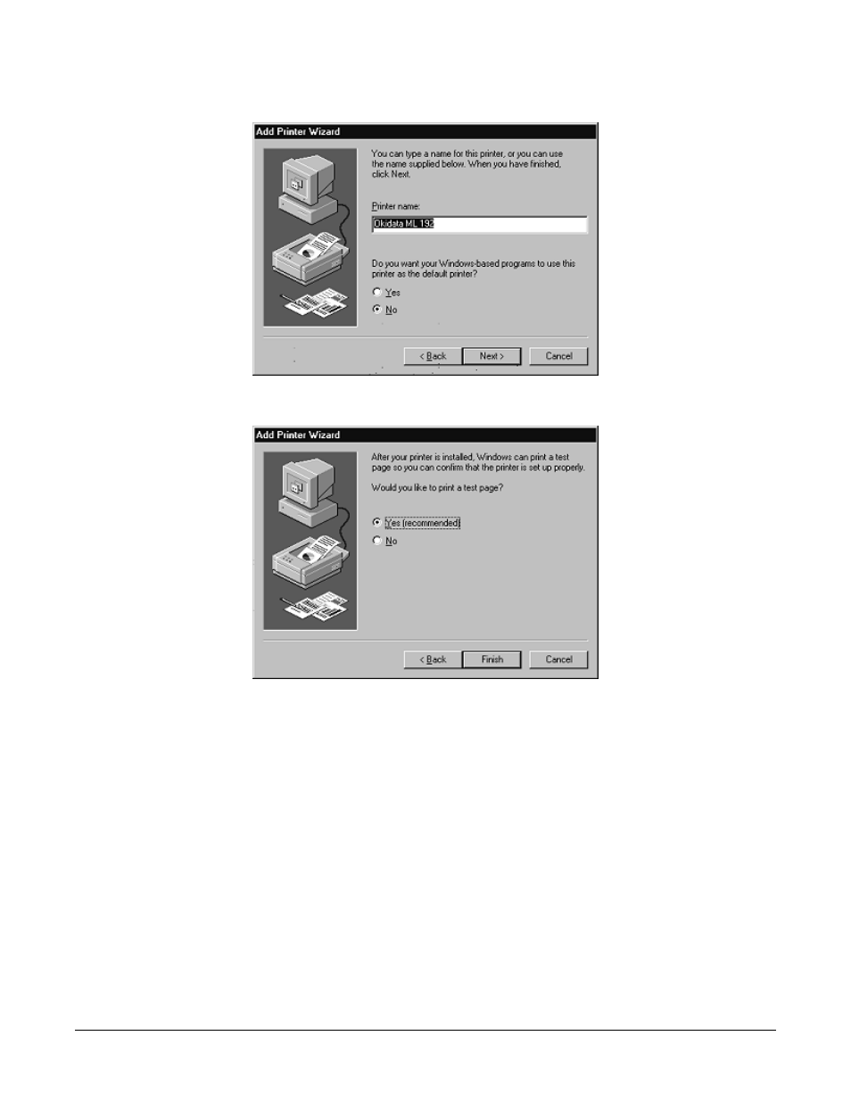 Changing printer port configuration | Comtrol RocketPort Serial Hub Si Driver Installation for Windows 98 User Manual | Page 31 / 47