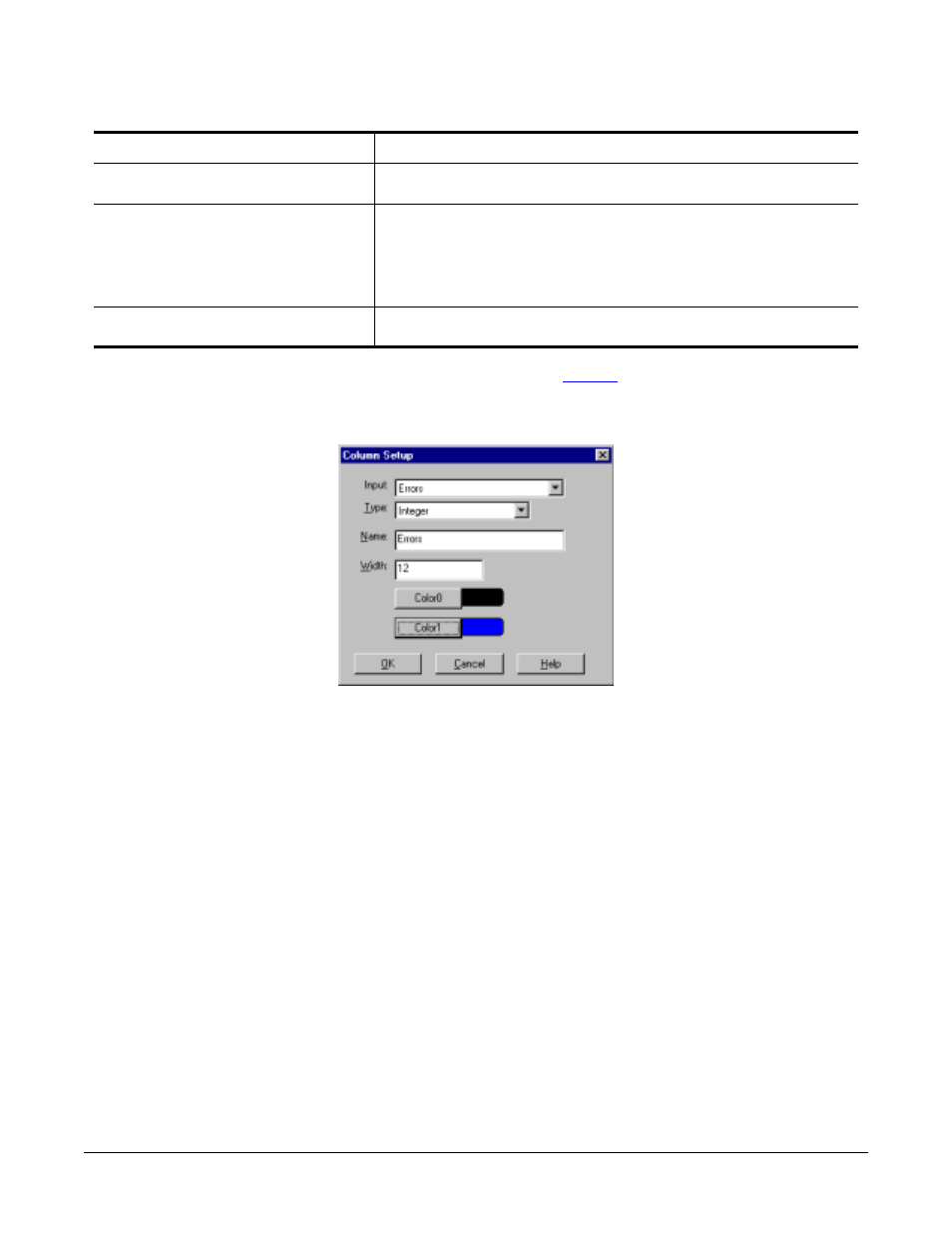 Column setup | Comtrol RocketPort Serial Hub Si Driver Installation for Windows 98 User Manual | Page 37 / 47