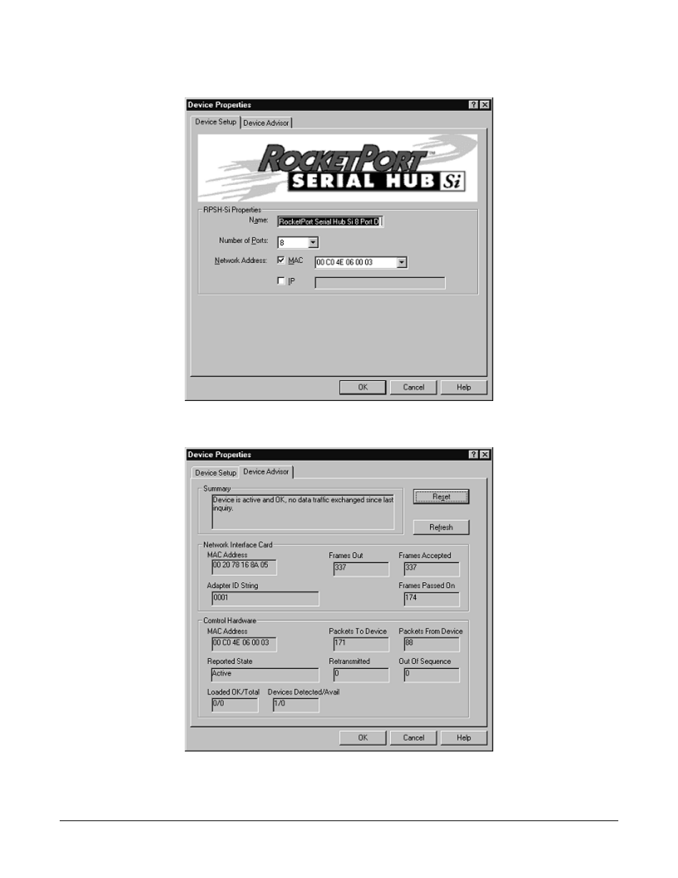 Comtrol RocketPort Serial Hub Si Driver Installation for Windows 98 User Manual | Page 43 / 47