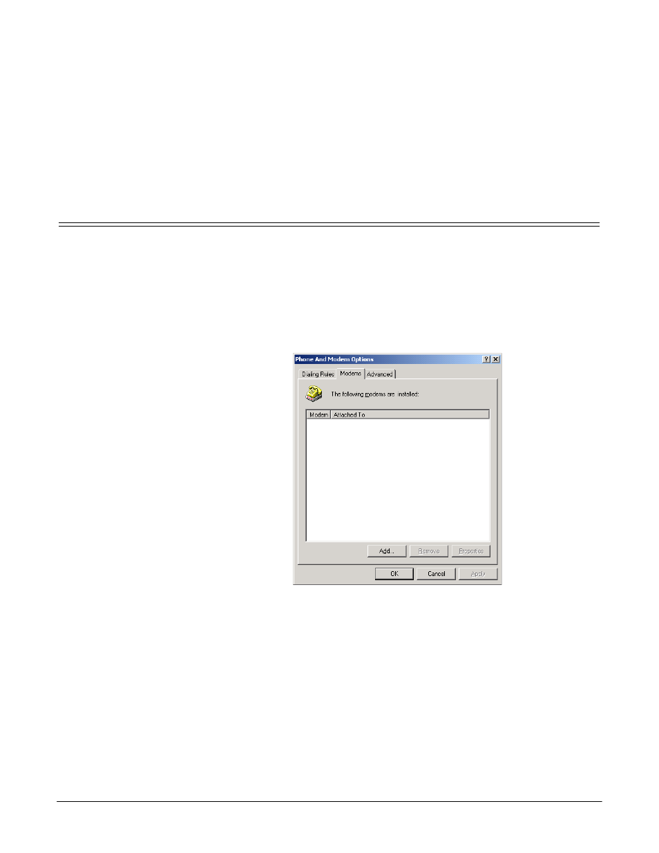 Configuring modems overview, Installing modems, Connect the modem to the desired port | Turn on the modem | Comtrol Multiport Modems Windows 2000 User Manual | Page 21 / 39