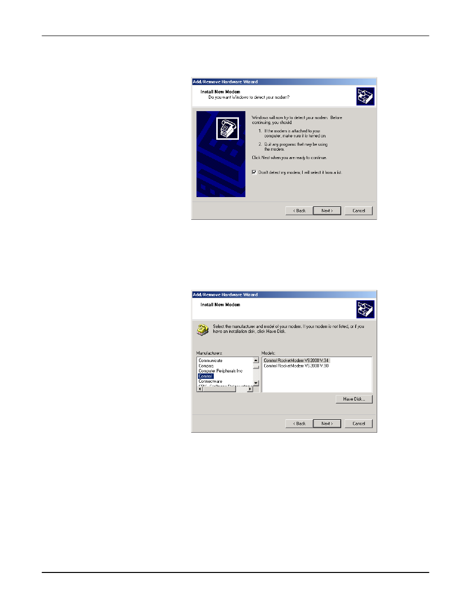 Comtrol Multiport Modems Windows 2000 User Manual | Page 22 / 39