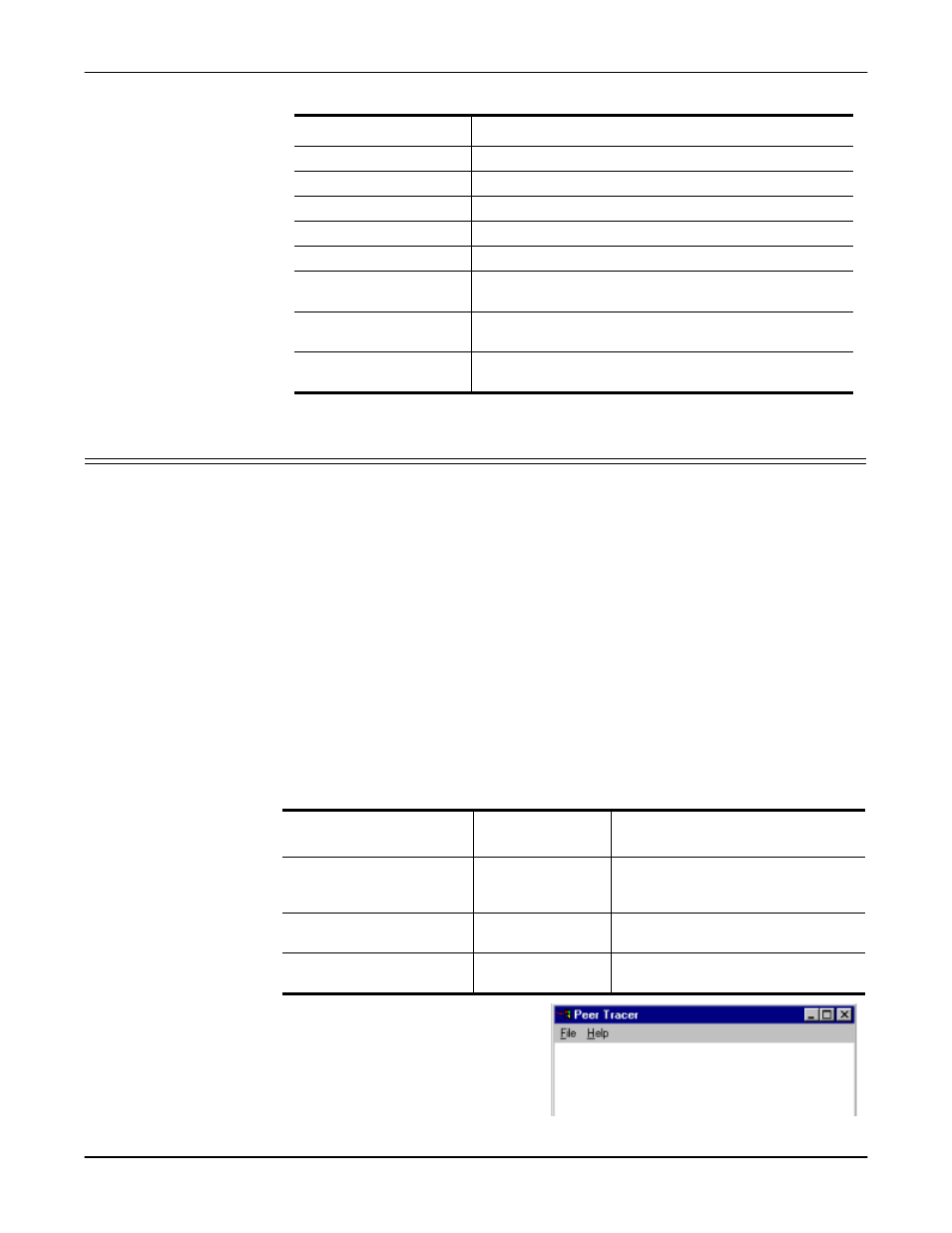 Using peer tracer, Starting peer | Comtrol Multiport Modems Windows 2000 User Manual | Page 35 / 39