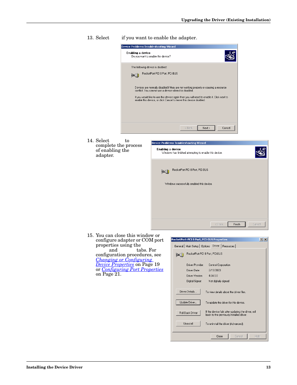 Comtrol Multiport Modems Windows XP User Manual | Page 13 / 48