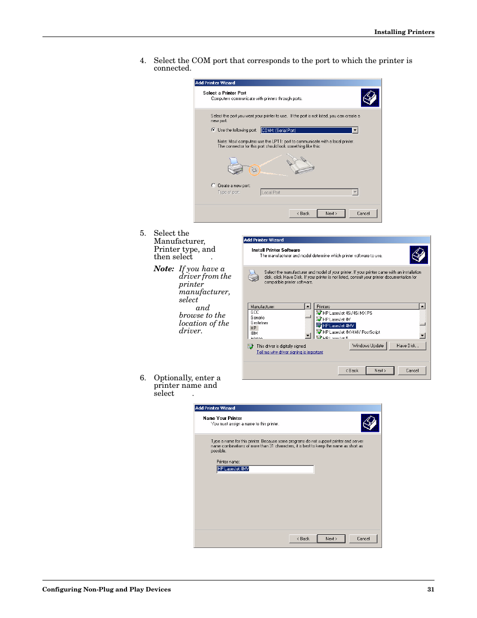 Comtrol Multiport Modems Windows XP User Manual | Page 31 / 48