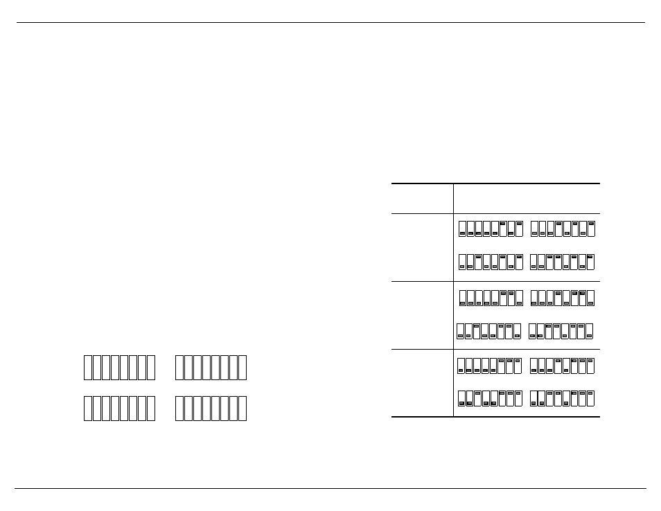 Table 1-1. common switch settings | Comtrol API (6508) for the MS-DOS User Manual | Page 6 / 39
