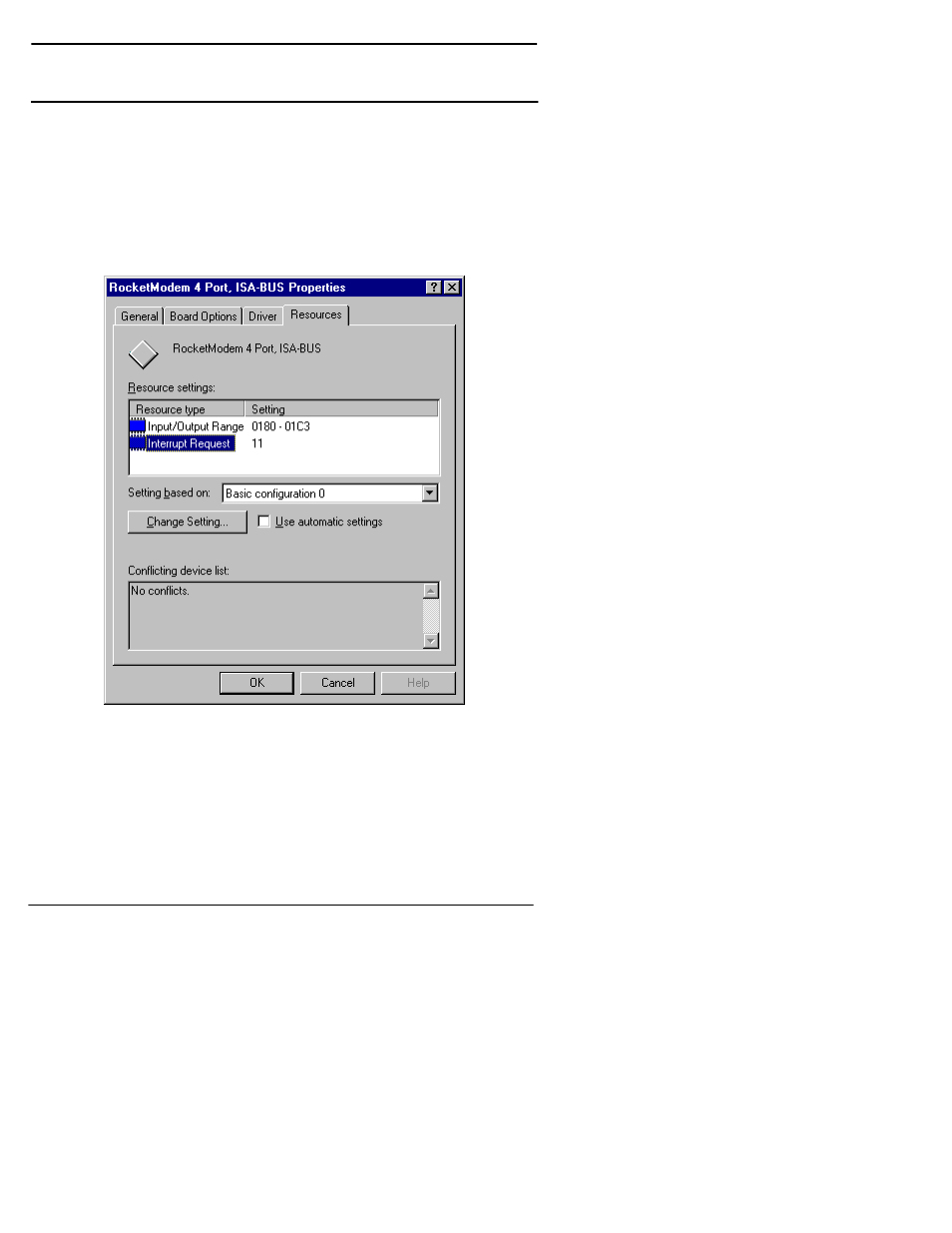 Changing the irq | Comtrol RocketPort Windows 98 User Manual | Page 26 / 50