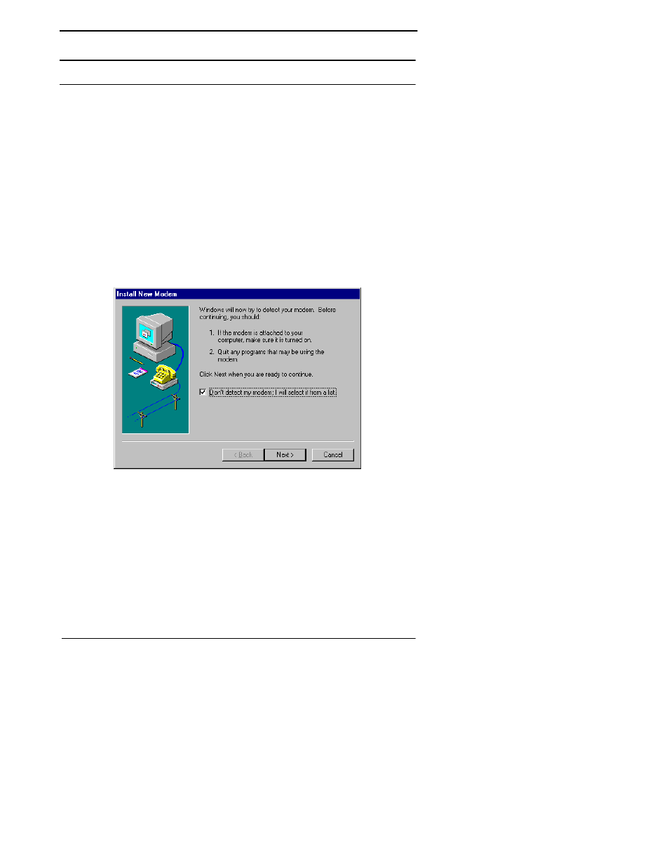 Configuring modems | Comtrol RocketPort Windows 98 User Manual | Page 29 / 50