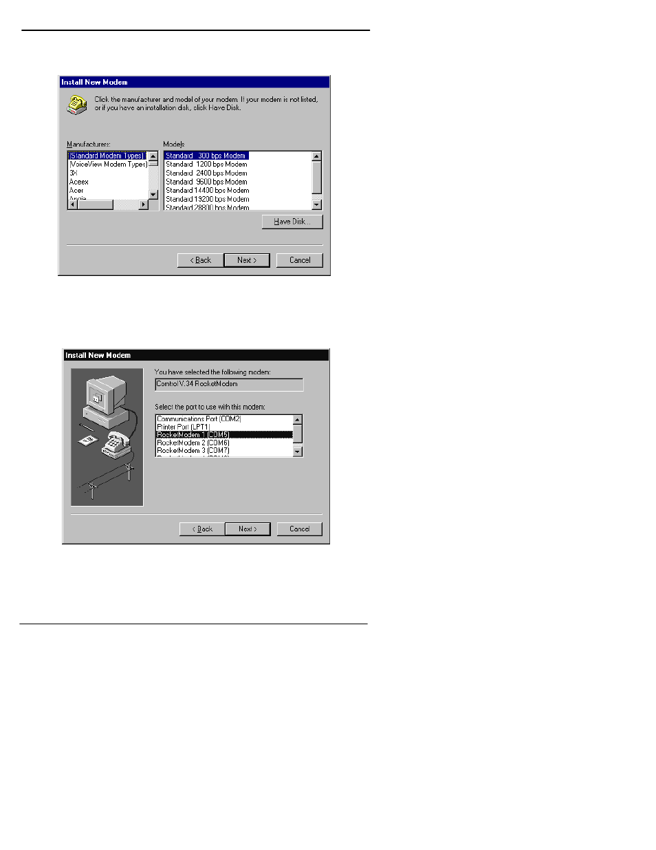 Comtrol RocketPort Windows 98 User Manual | Page 30 / 50