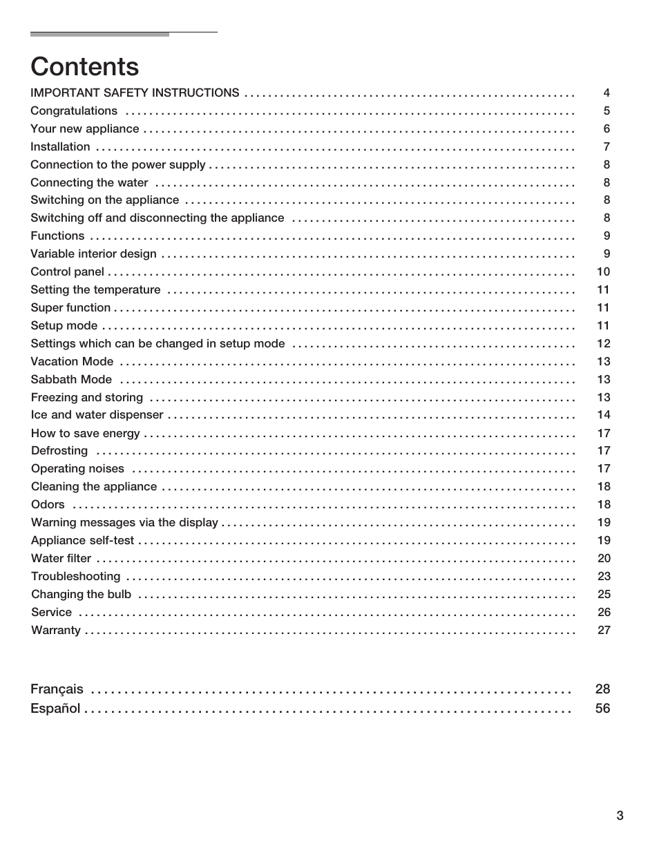 Bosch B24IF User Manual | Page 3 / 84