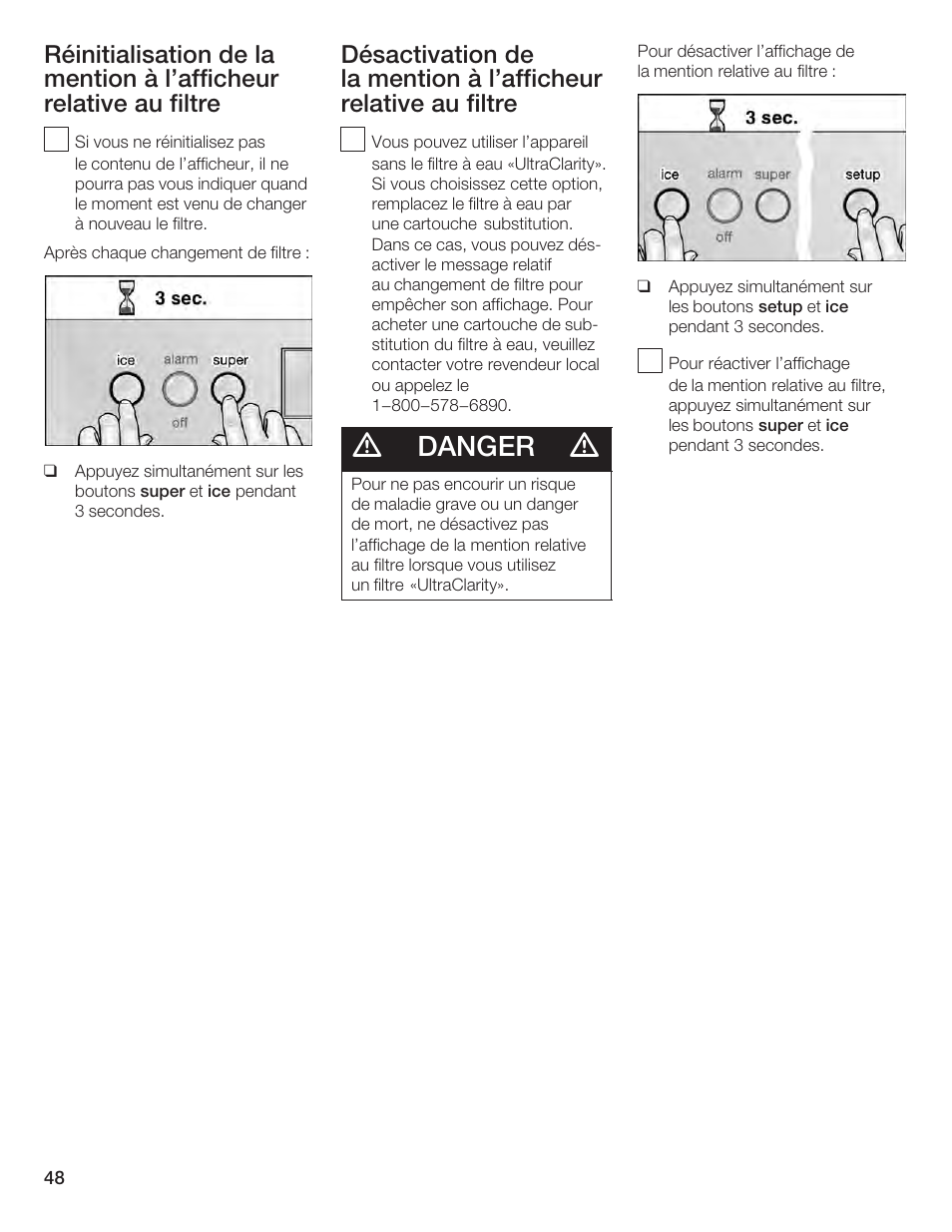 Danger | Bosch B24IF User Manual | Page 48 / 84