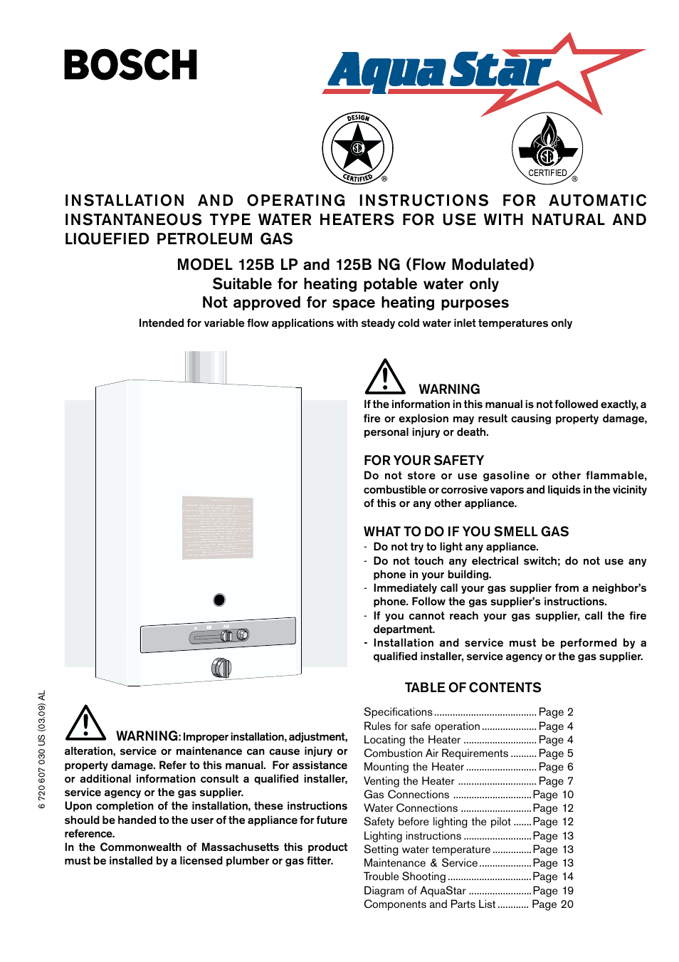 Bosch 125B NG User Manual | 24 pages