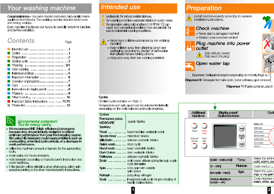 Bosch WAS24460UC User Manual | Page 3 / 10