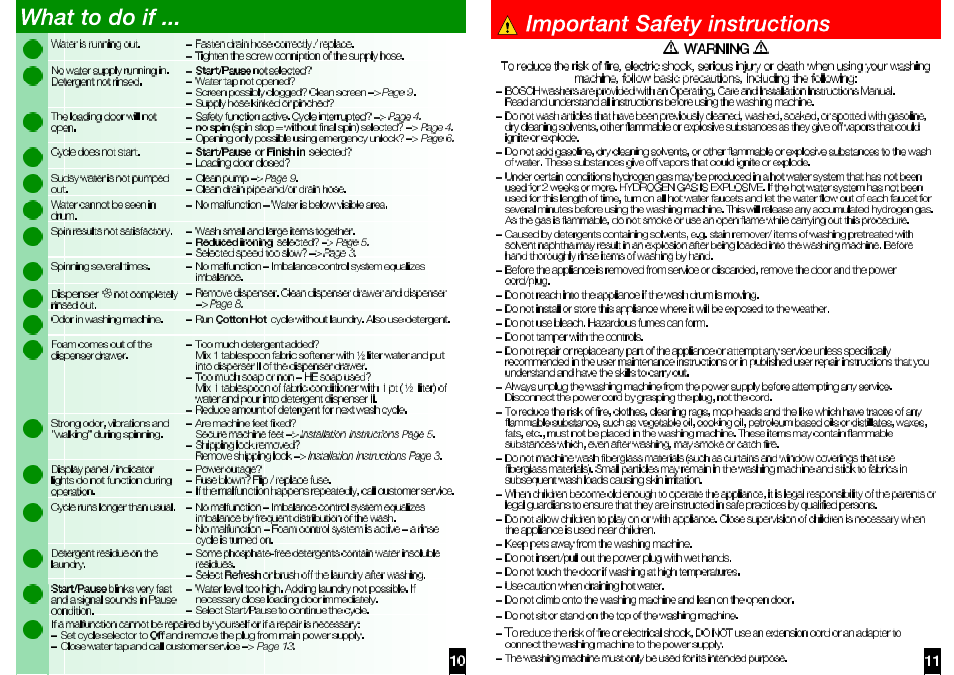 Bosch WAS24460UC User Manual | Page 8 / 10