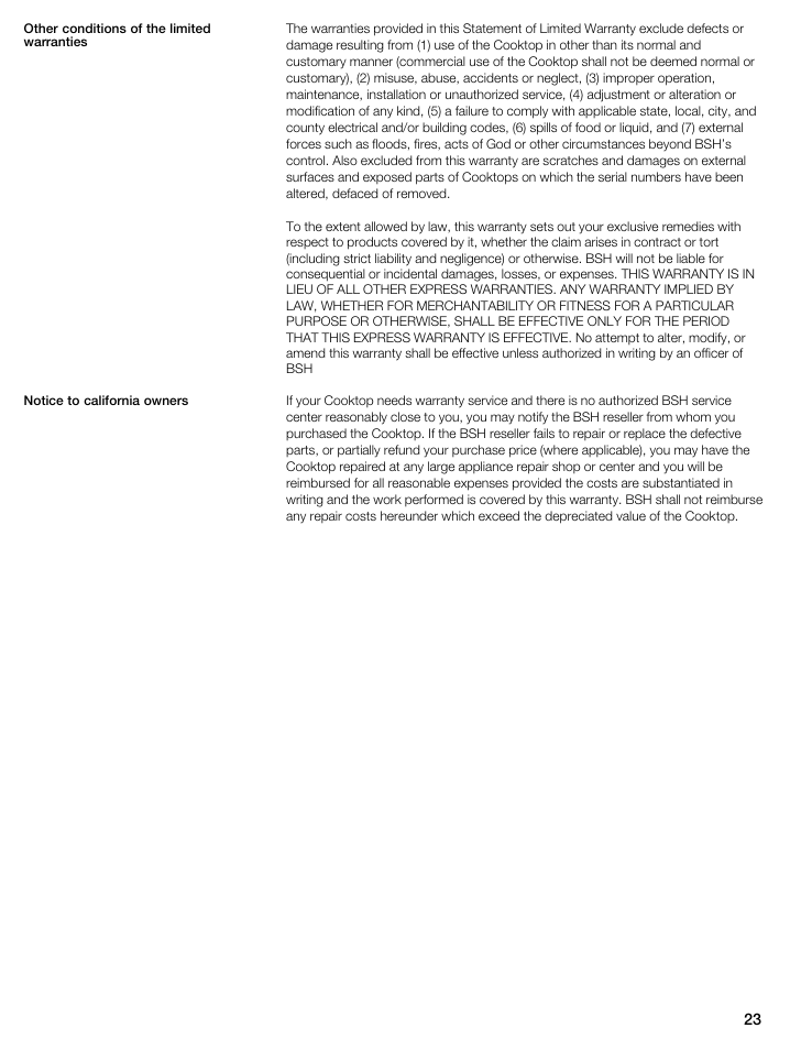Bosch NIT8053UC User Manual | Page 23 / 69