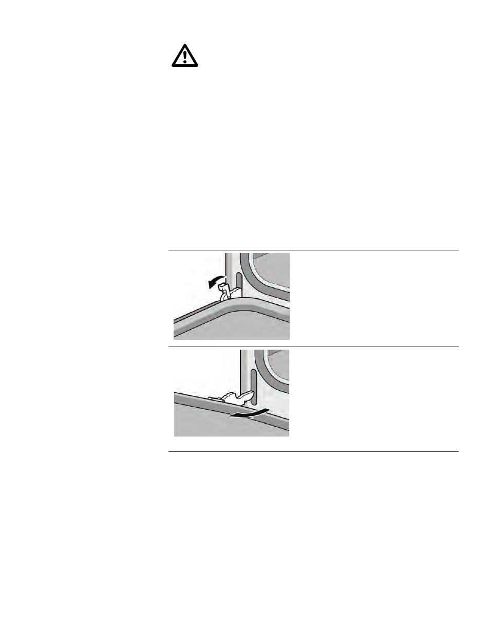 Retire la puerta del horno, Abra la puerta por completo, Lleve las palancas de las bisagras hacia usted | Bosch HBL33 User Manual | Page 89 / 96