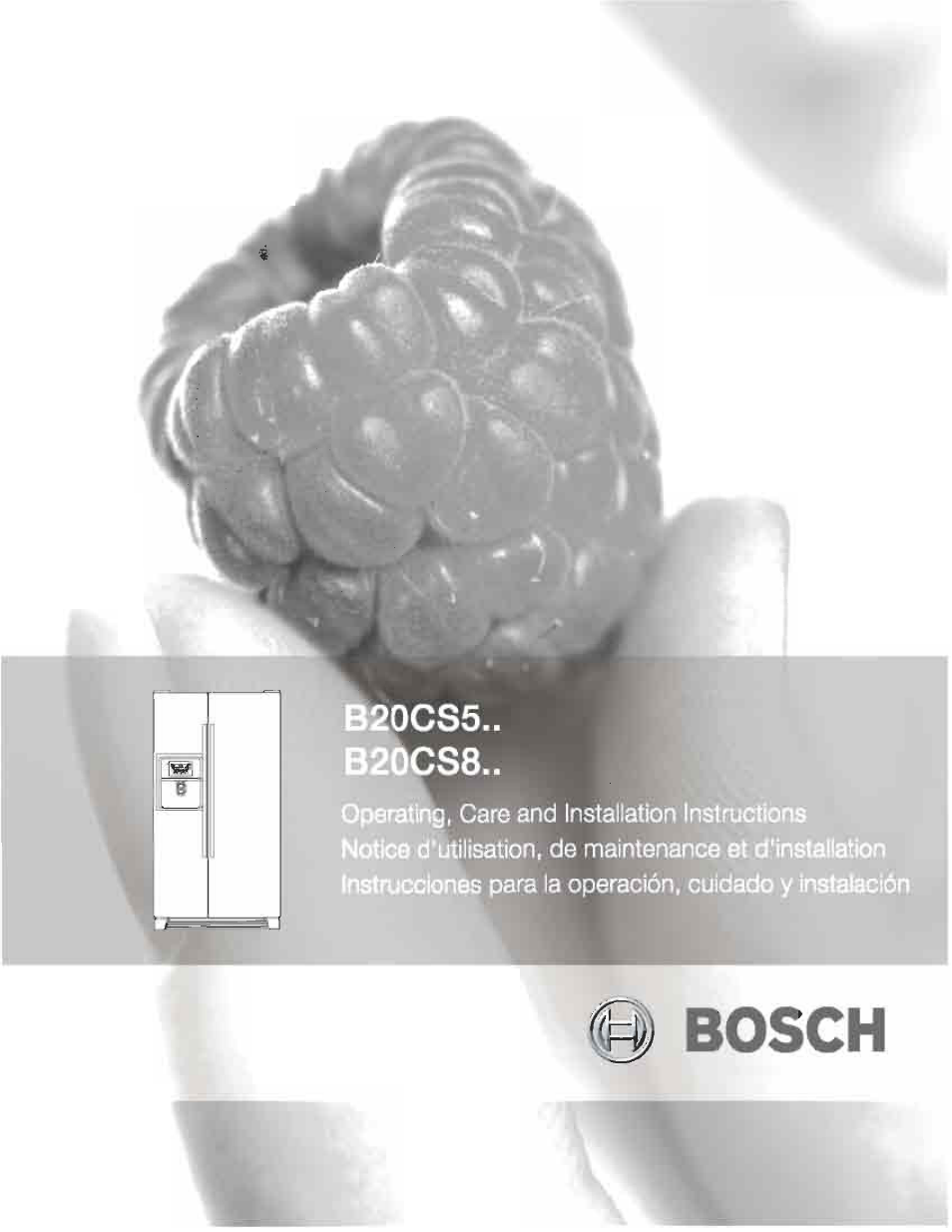 Bosch B20CS5 User Manual | 77 pages