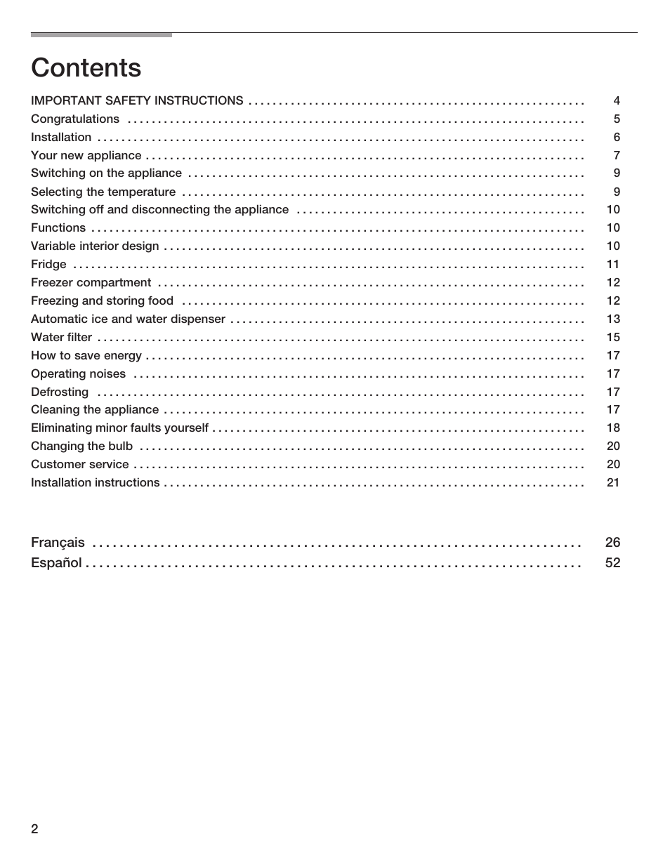 Bosch B20CS5 User Manual | Page 2 / 77